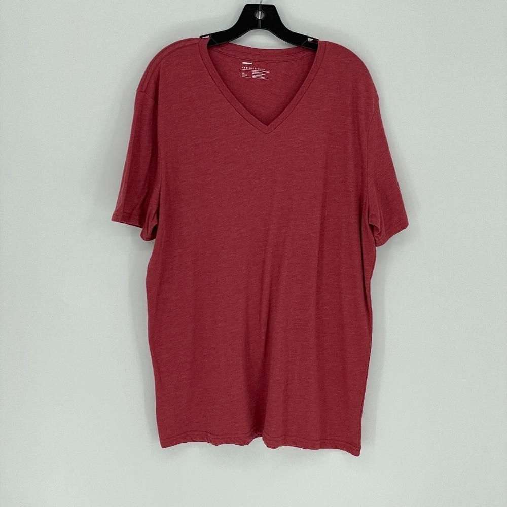 PUBLIC OPINION V-Neck Cotton T-Shirt